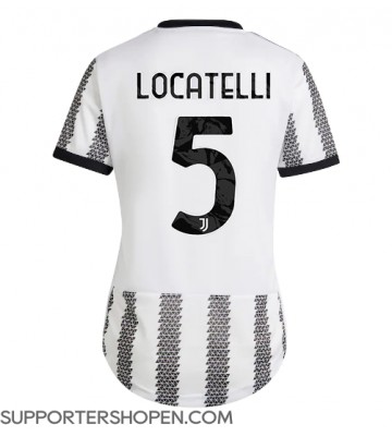Juventus Manuel Locatelli #5 Hemma Matchtröja Dam 2022-23 Kortärmad